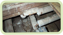 Asbestos Covered Pipes